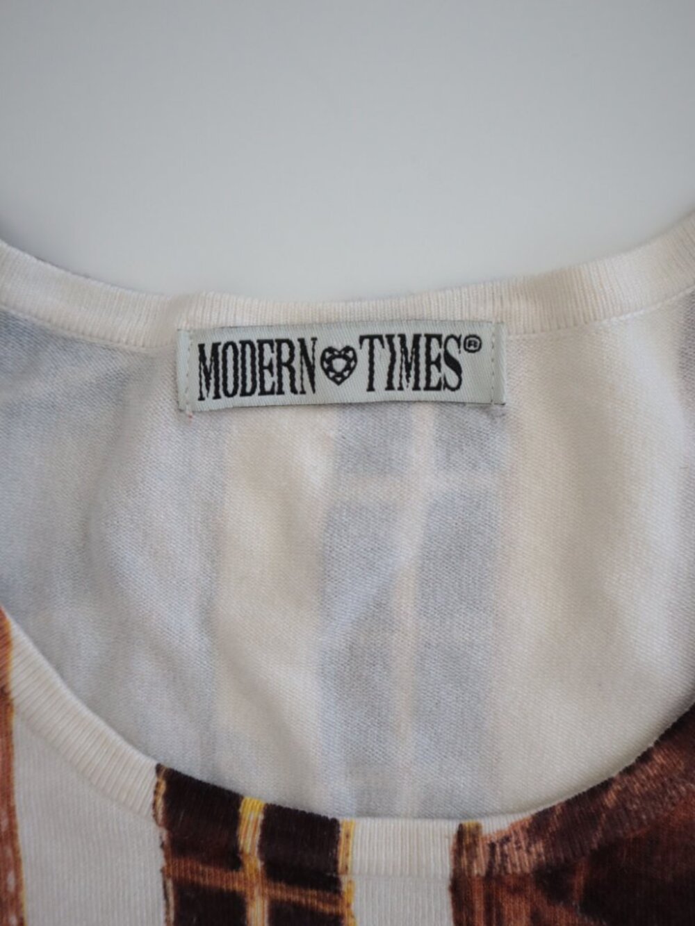 Vintage Watch Print Sweater Shell | M - Picture 2 of 5